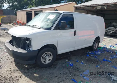 2019 Chevrolet Express 2500 Work Van from USA, damaged, VIN 1GCWGAFP3K1308910